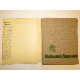 Wehrraum Alpenland the book about the Mountain troops of the 3rd Reich, 1943. Espenlaub militaria